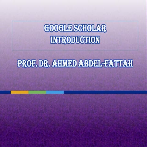Google scholar