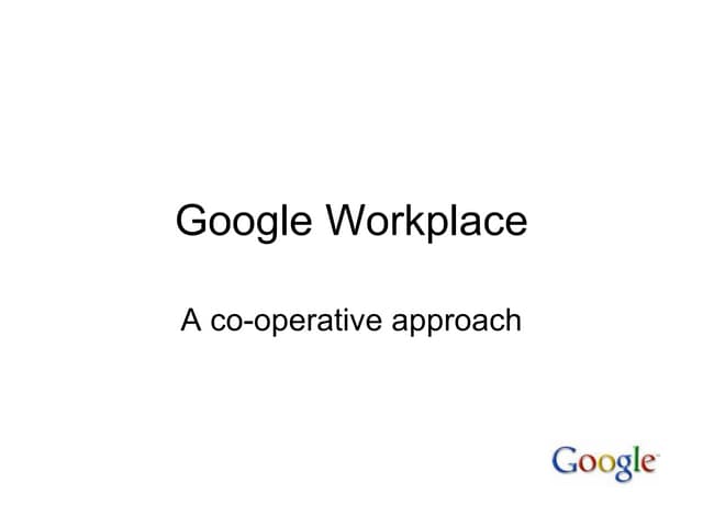 Google workplace