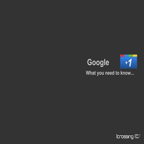 Google +1 Recommendations