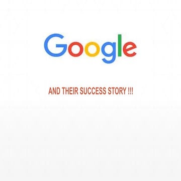 Mini Case Study on Google (Kotler, 14th Edition)