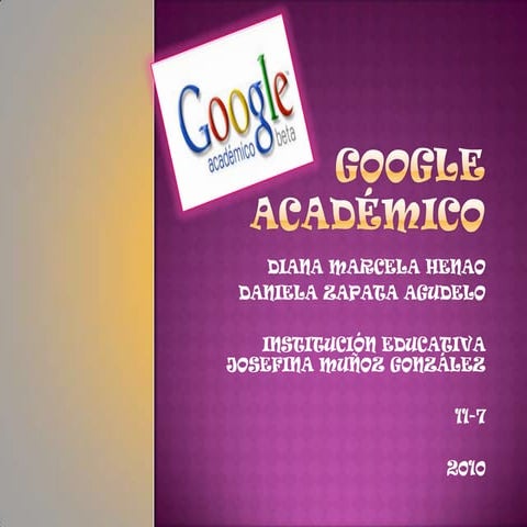 Google Academico Google Libros