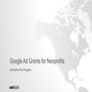 Google Ad Grants for Nonprofits