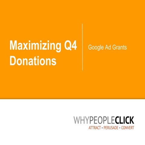 Maximizing Q4 Donations