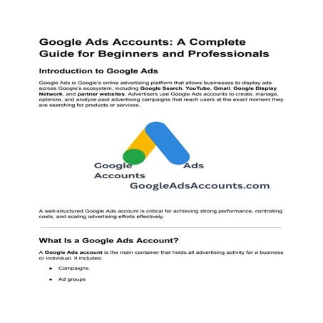 Google Ads Accounts_ A Complete Guide for Beginners and Professionals.pdf