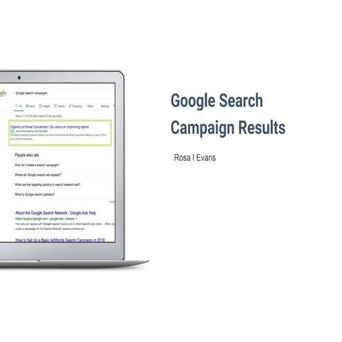 Google Ads Search campaign