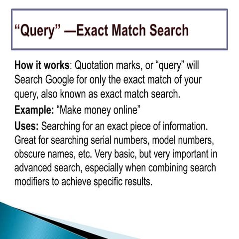 Google advance search for Advanced Searcher & SEO
