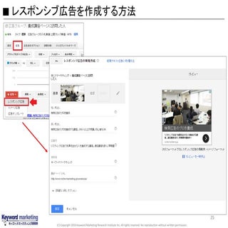 レスポンシブ広告を作成する方法