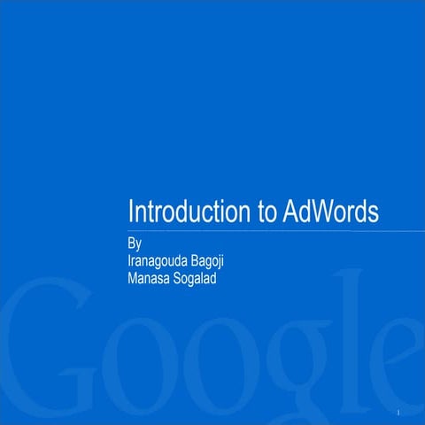 Google Ad Words
