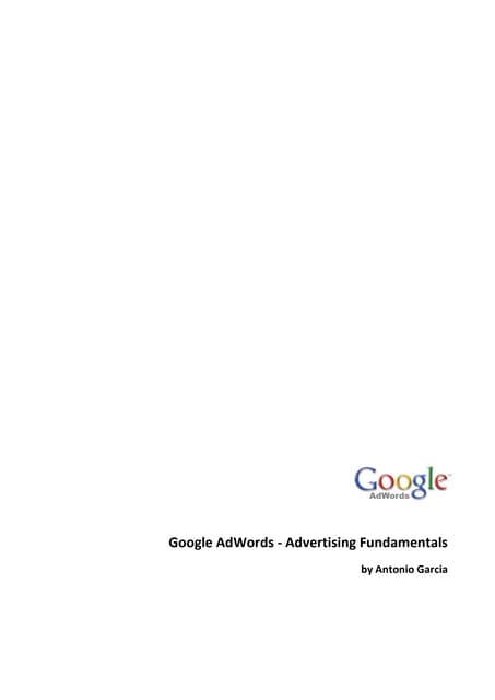 Google AdWords Advertising Fundamentals