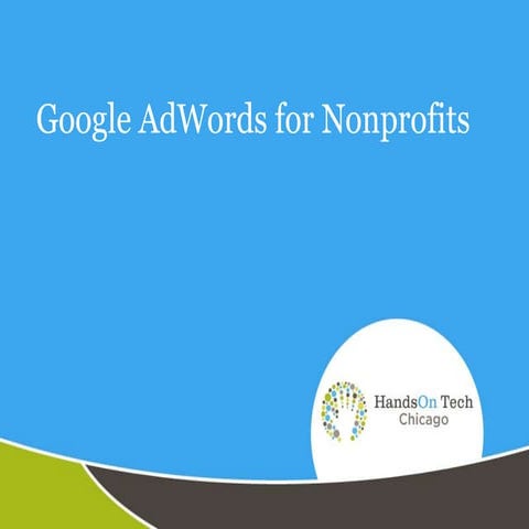 Google AdWords for nonprofits
