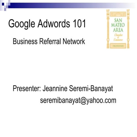 Google Adwords Presentation 1 09