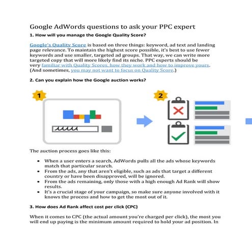 PPC Campaign Checklist pdf | PDF