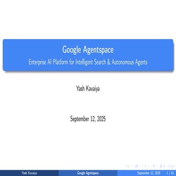 Google Agentspace: Enterprise AI search platform