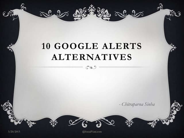 10 Google Alerts Alternatives