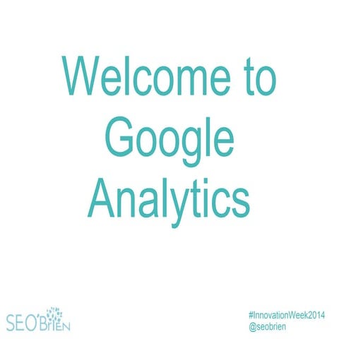 Google Analytics for Startups