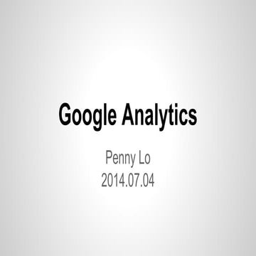 Google analytics