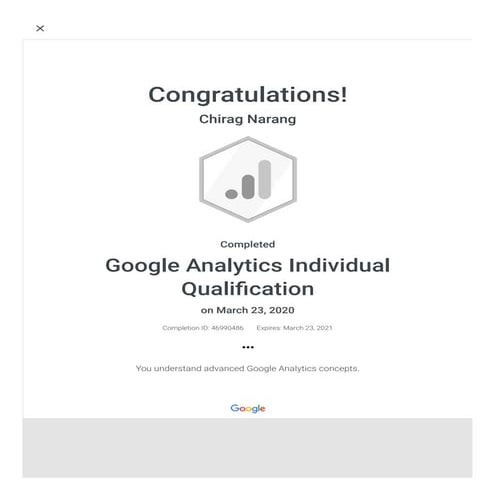 Google analytics