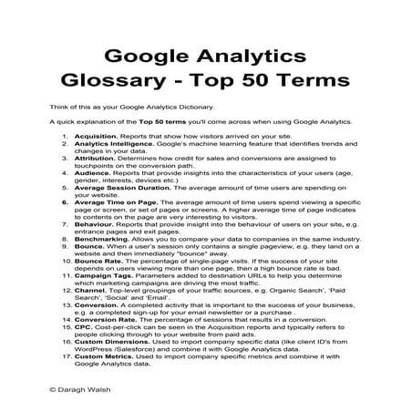 Google analytics