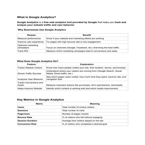 Importance of Google Analytics in Future