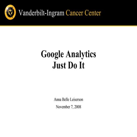 Google Analytics Intro for TCPRA