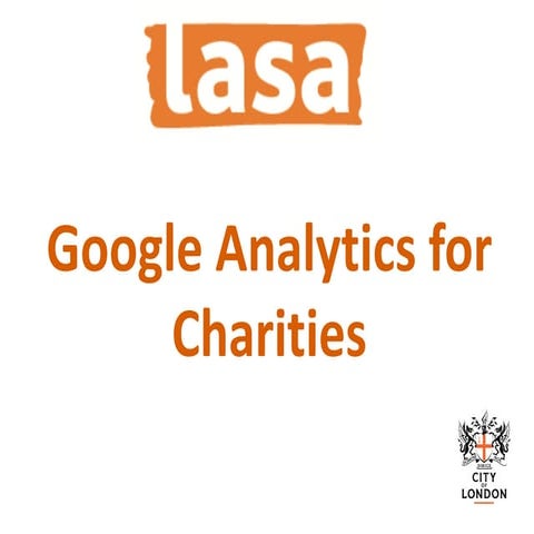 Google Analytics for charities