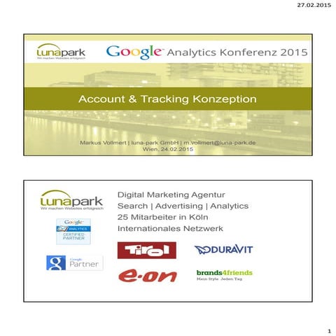 Google Analytics Konferenz 2015_ Account- und Trackingkonzeption_Markus Vollmert_luna-park