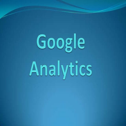 Google analytics presentacion | PPTX