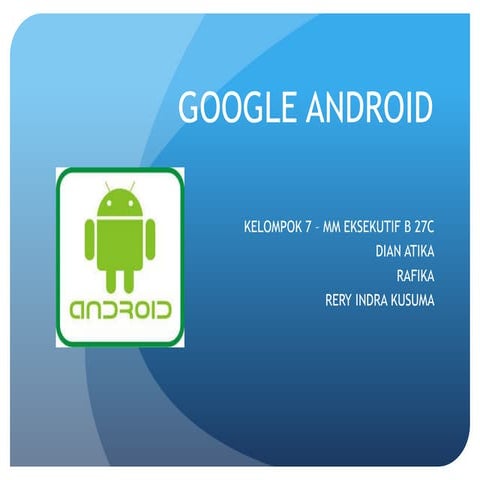 Google android case study