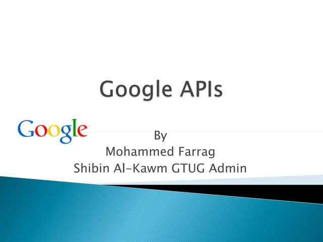 Google APPs and APIs