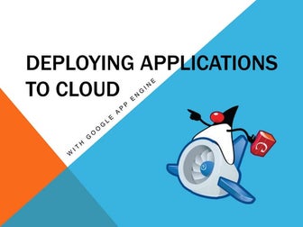 Deploying applications to Cloud with Google App Engine