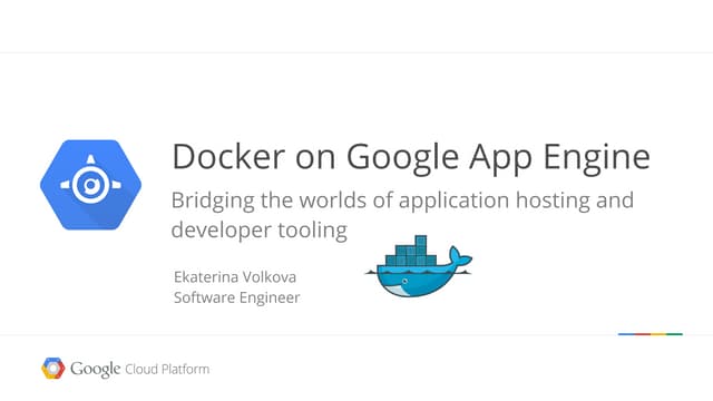 Docker on Google App Engine