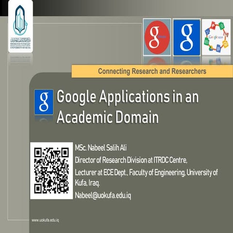 Google Applications in an Academic Domain