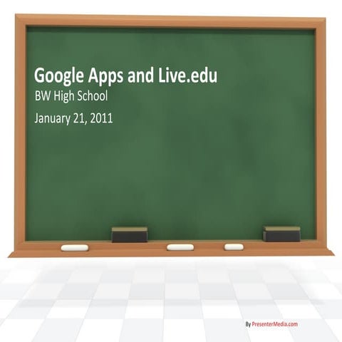 Google apps and live