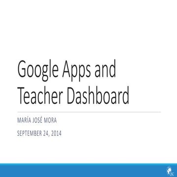 OSC - Google apps and Teacher Dashboard in Primary School