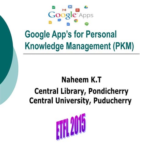 Google apps for pkm