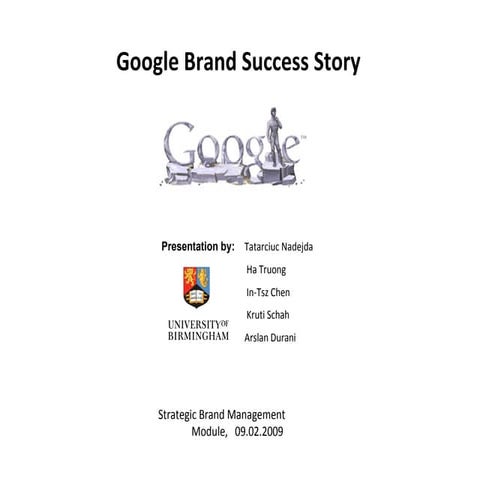 Google Brand Success Outlook