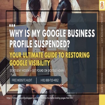 Top Reasons Google Business Profiles Get Suspended and How to Avoid Them