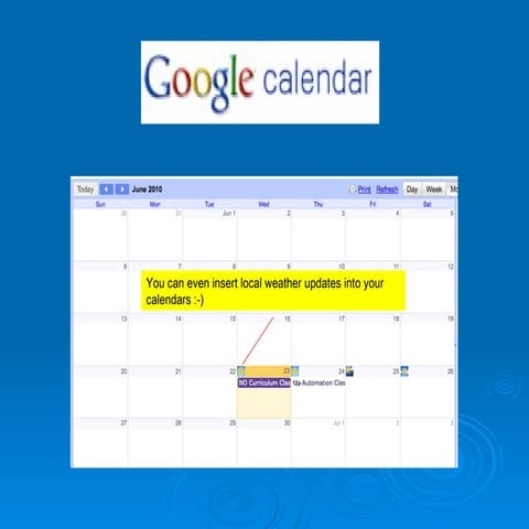 Google calendar
