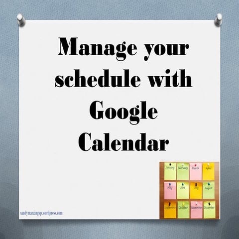 Google calendar