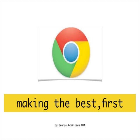 how to make Google Chrome number one mobile browser 