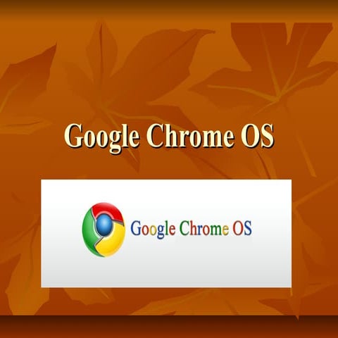 Monografía Sistema Operativo Google Chrome OS | PDF