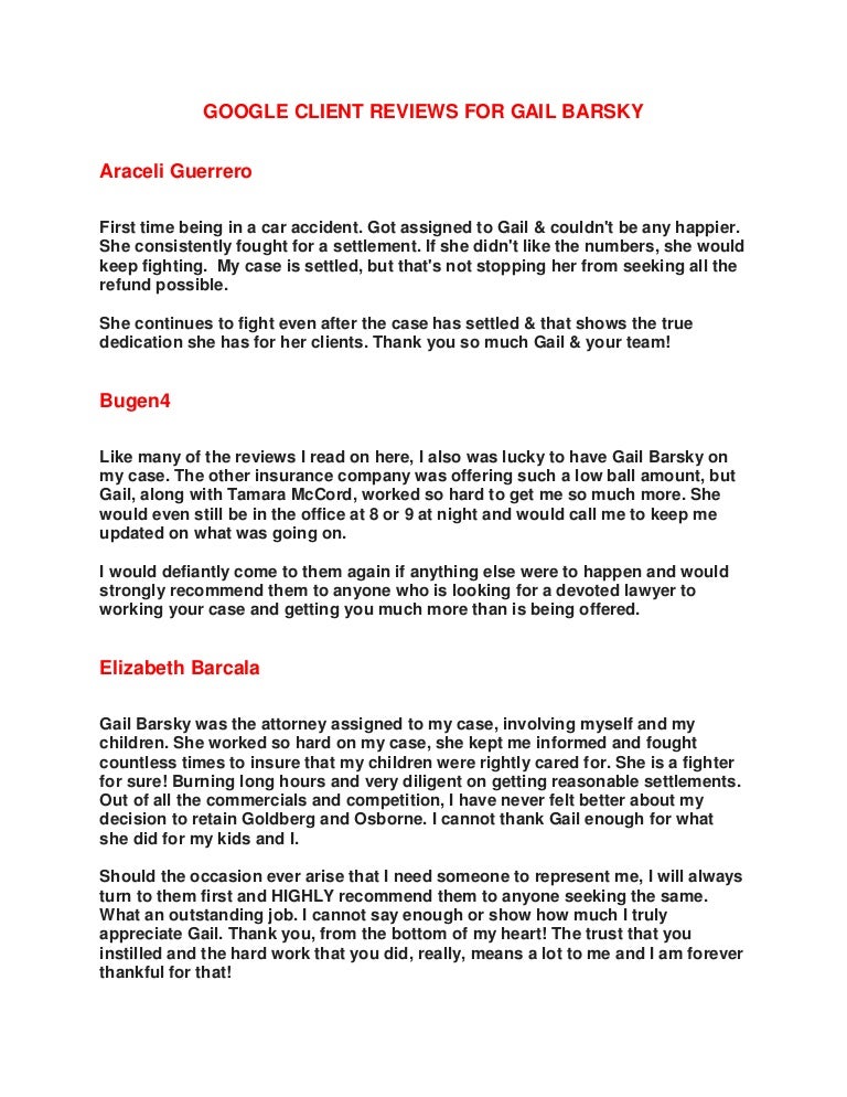 My Lawyer Is Not Fighting For Me >> Attorney Gail Barsky Google Client Reviews My Lawyer Is Not Fighting For Me >> Attorney Gail Barsky Google Client Reviews