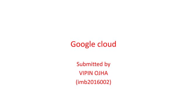 Google cloud