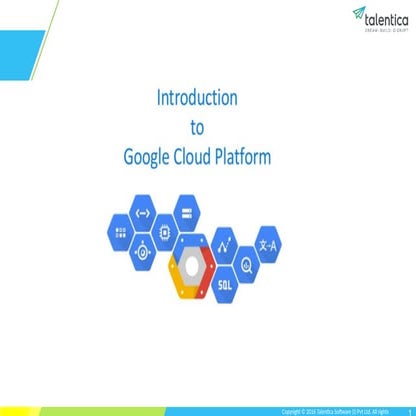 GOOGLE CLOUD PLATFORM for software development and information ...