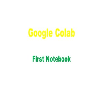 Google colab get started | PPTX