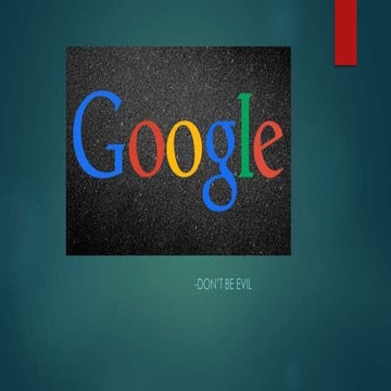 Google company - A Detailed Analysis