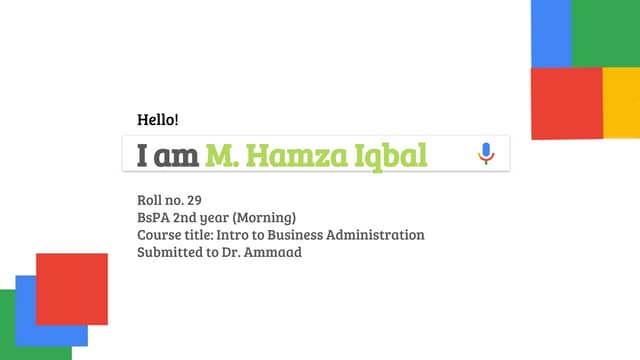 Google's company profile