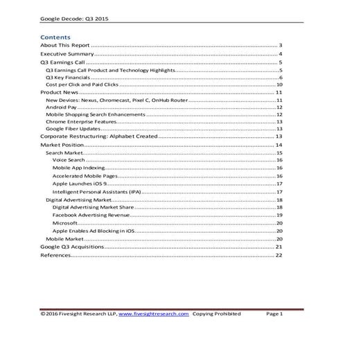 Google decode q3 2015 toc