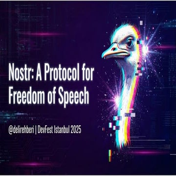 Nostr : A protocol for freedom of speech
