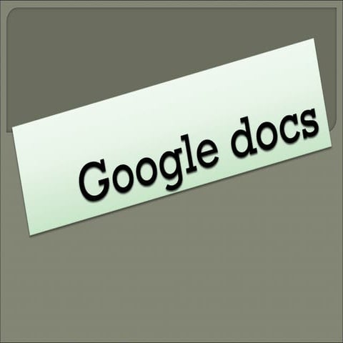 Google docs
